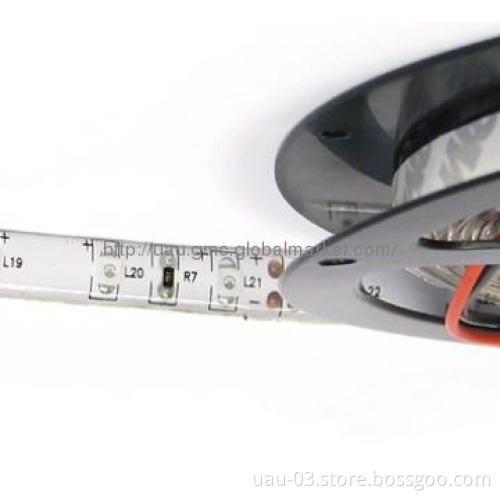 3528 YELLOW LED strip light WITH WHITE PCB